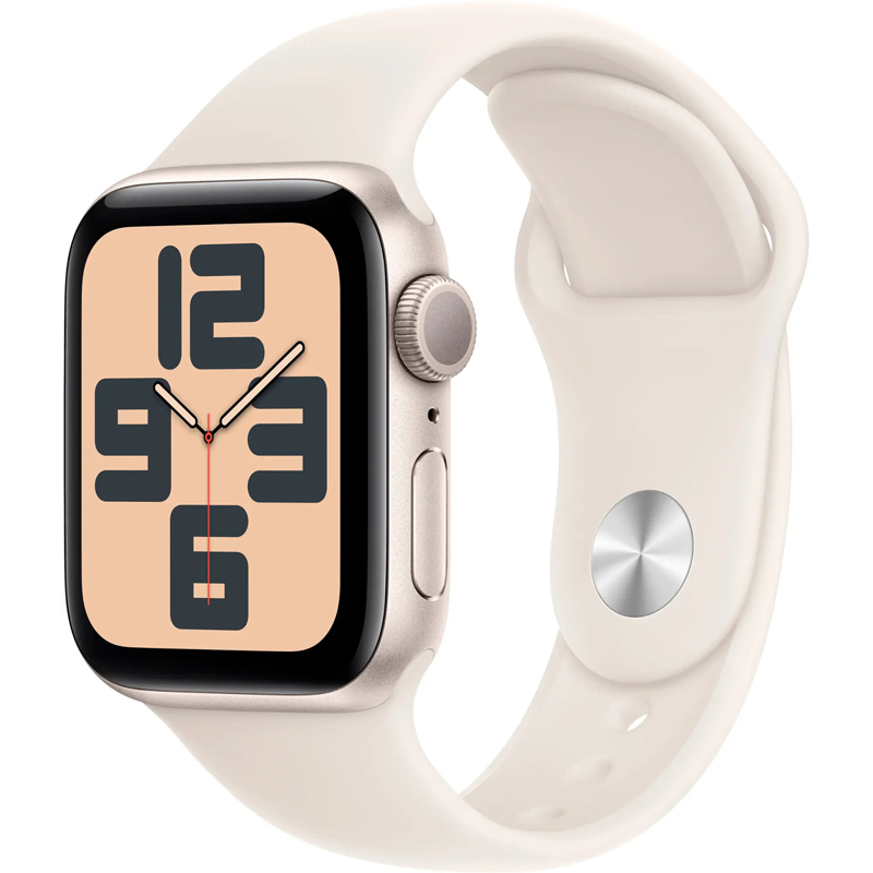 Apple Watch SE 2nd Generation MXEG3LL/A 40mm GPS (2024) - Starlight Aluminium/Sport Band